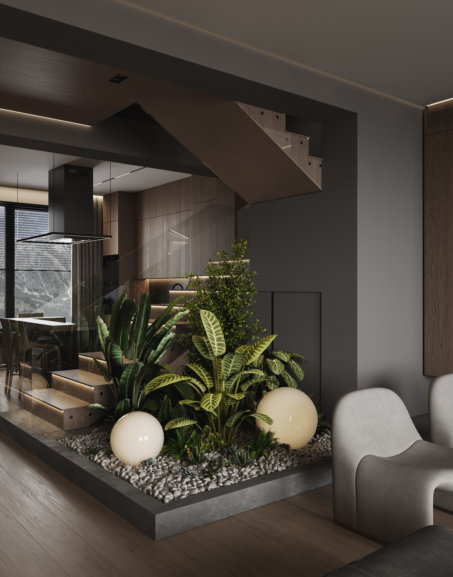 Atmospheric 3D lighting study
