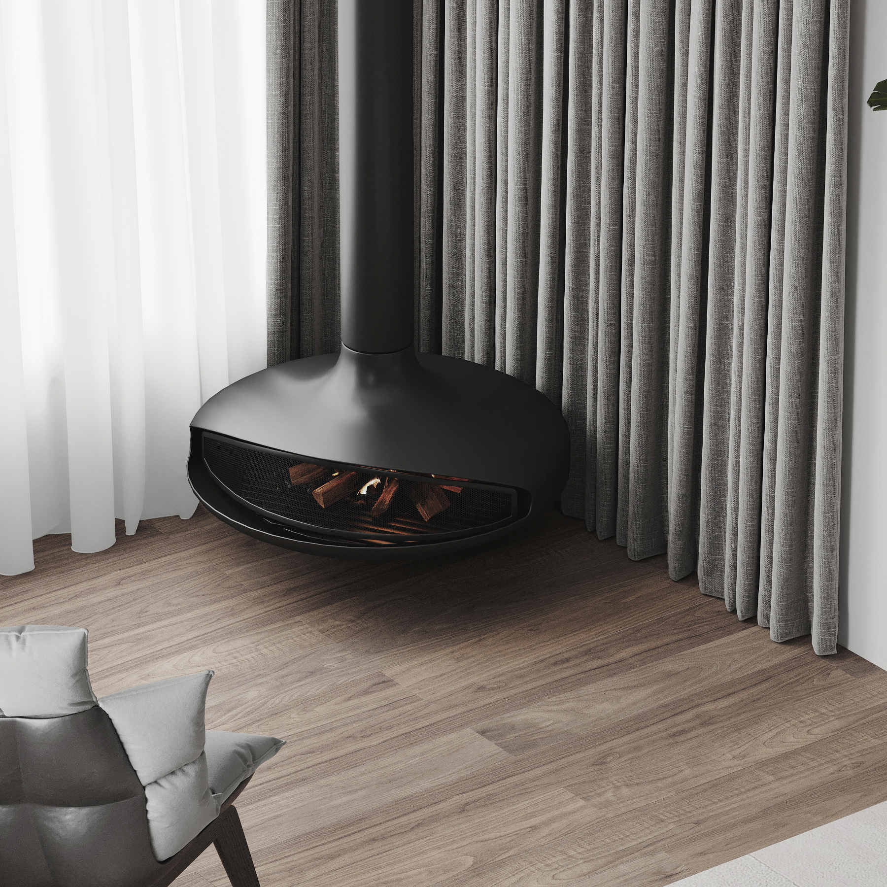 Commercial interior architectural visualization